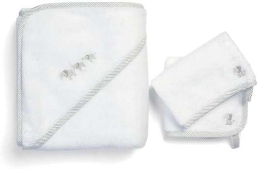 Conjunto de toalhas Mamas & Papas de 3 peças - Elefante