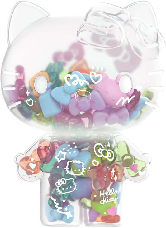 Bonecos da série POP MART Hello Kitty 50º aniversário, 1 peça, design premium, presentes para mulheres, boneco de ação colecionável favorito dos fãs