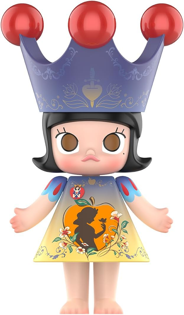 POP MART MEGA ROYAL MOLLY 400% Figura Branca de Neve 1 peça Personagem Articulada Design Premium Presentes para Mulheres Brinquedo de Arte Colecionável Favorito dos Fãs