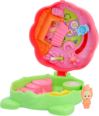 CRY BABIES Little Changers Sparky Cápsula colecionável em forma de Flor que inclui uma mini boneca, uma pipeta e um folheto +3 anos