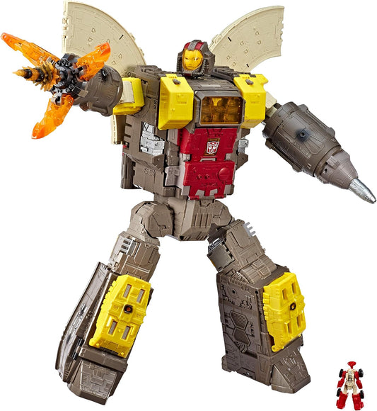 Transformers Generations War for Cybertron Titan WFC-S29 Omega Supreme - Figura de Acção - Converte-se num Centro de Comando - Adultos e Crianças a partir dos 8 Anos, 60 cm