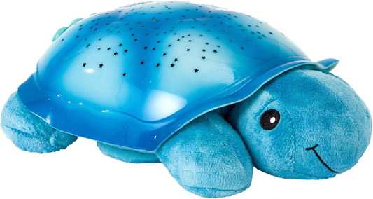 Cloud b Twilight Turtle Blue - Projetor de estrelas Luz de presença Auxiliar para dormir para crianças | Projetor estrela cadente com luzes LED suaves | Artigos essenciais para recém-nascidos para a mamã