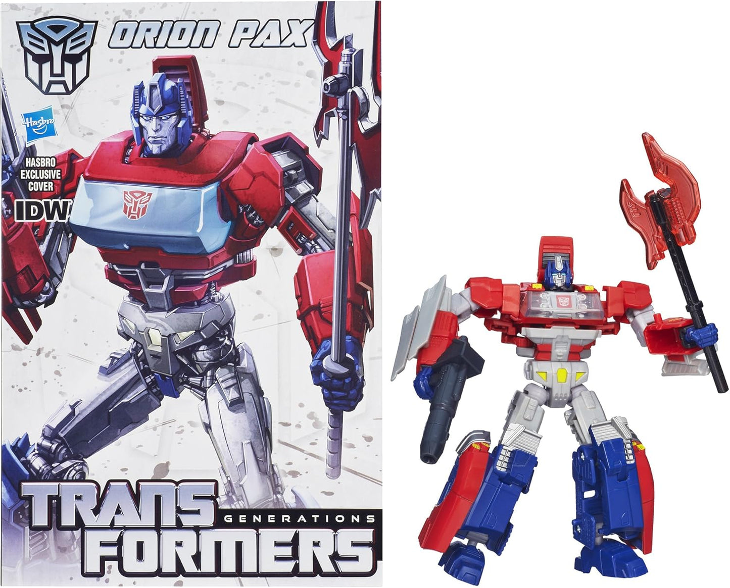 Transformers Generations 30th Anniversary Deluxe ORION PAX com banda desenhada