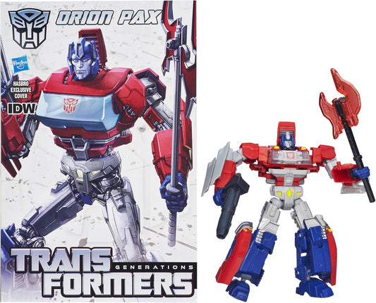 Transformers Generations 30th Anniversary Deluxe ORION PAX com banda desenhada
