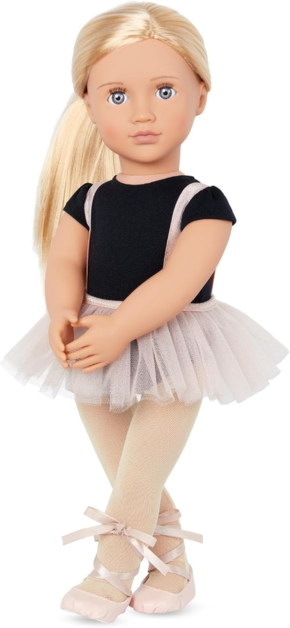 Our Generation 70.31076Z Violet Anna Toy Regular, Vários, Boneca de 18 polegadas / 46 cm