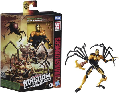 Transformers Generations War for Cybertron: Kingdom Deluxe WFC-K5 Blackarachnia - Figura de Acção - Para Crianças a partir dos 8 Anos, 14 cm, Multicolor F0670