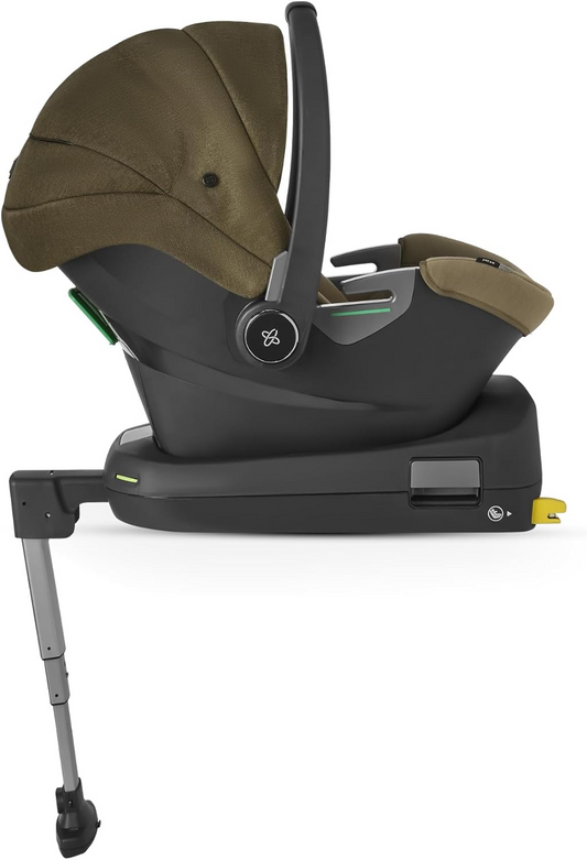 Cruz de Prata | Canguru para Bebé Dream i-Size | Cadeira de bebé para carro | Cadeira auto Isofix Travel | Cinto de segurança de 5 pontos | Recém-nascidos - 15 meses | Cedro