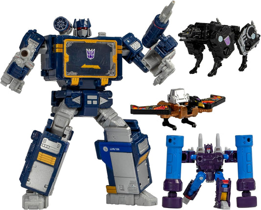 Figura de ação Soundwave da classe Voyager G1 Universe de Transformers Legacy United