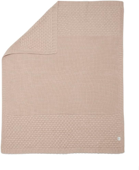 Manta de malha pequena Mamas & Papas, rosa chiclete