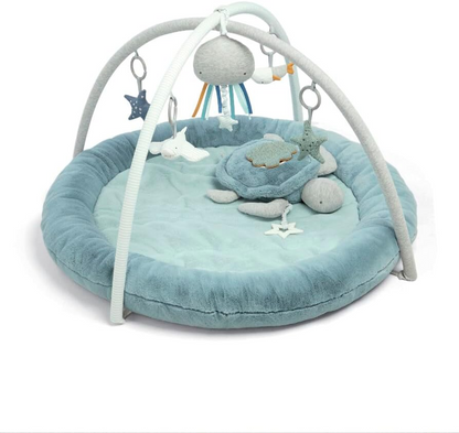 Tapete de atividades interativo para bebé e ginásio Mamas & Papas, Bem-vindo ao mundo, Azul