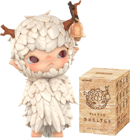 POP MART Hirono Shelter Series Figuras 1 Caixa 2,5 polegadas Articulado Personagem Design Premium Presentes para Fãs - Brinquedo Colecionável Favorito Figura de Ação