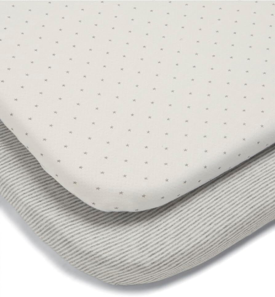 Lençóis com elástico universais Mamas & Papas 2, cor aveia