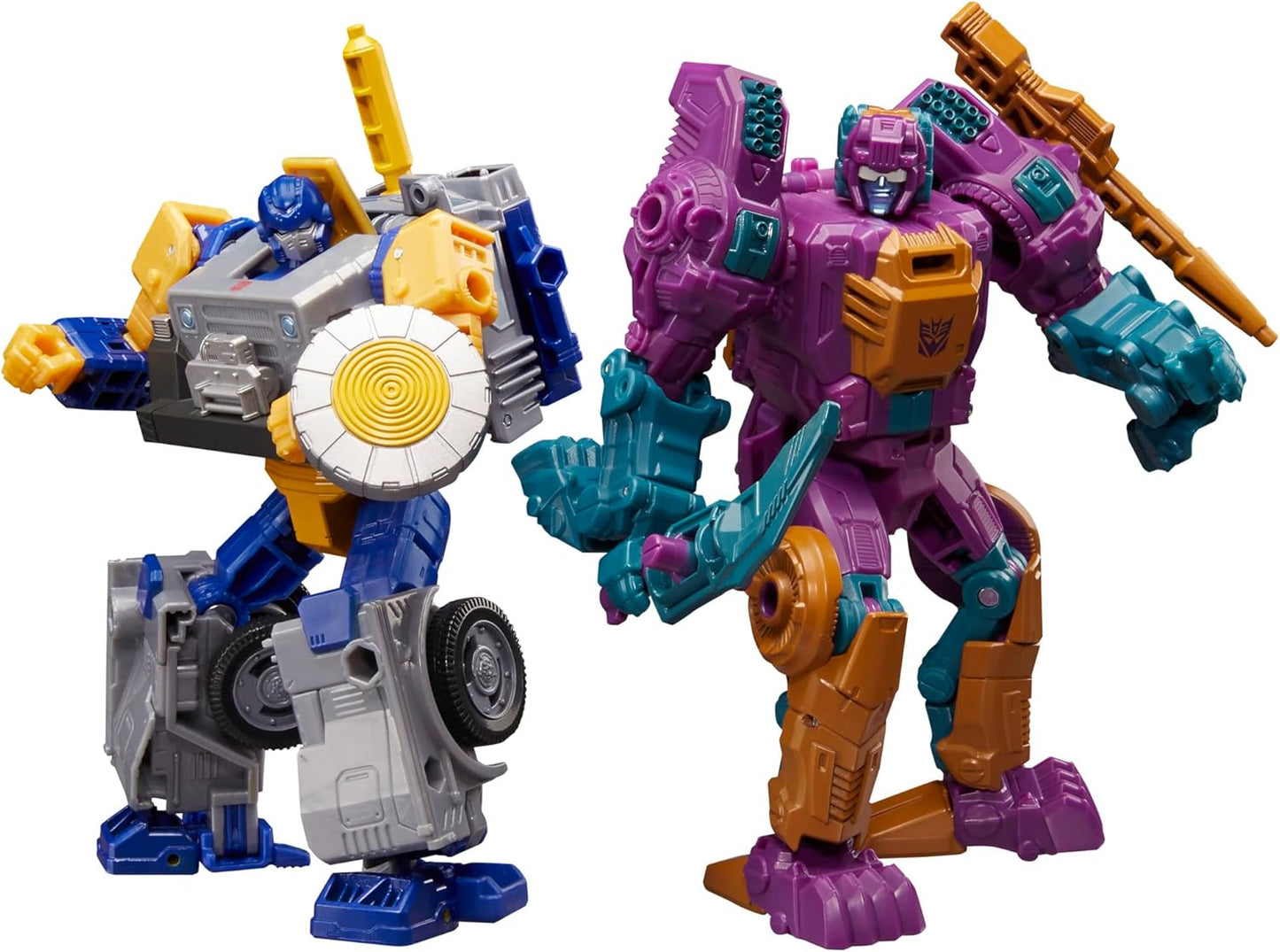 Transformers Age of the Primes Wreck ‘n Doom Collection - Conjunto com 2 figuras de acção transformáveis: Fisitron e Carnivac