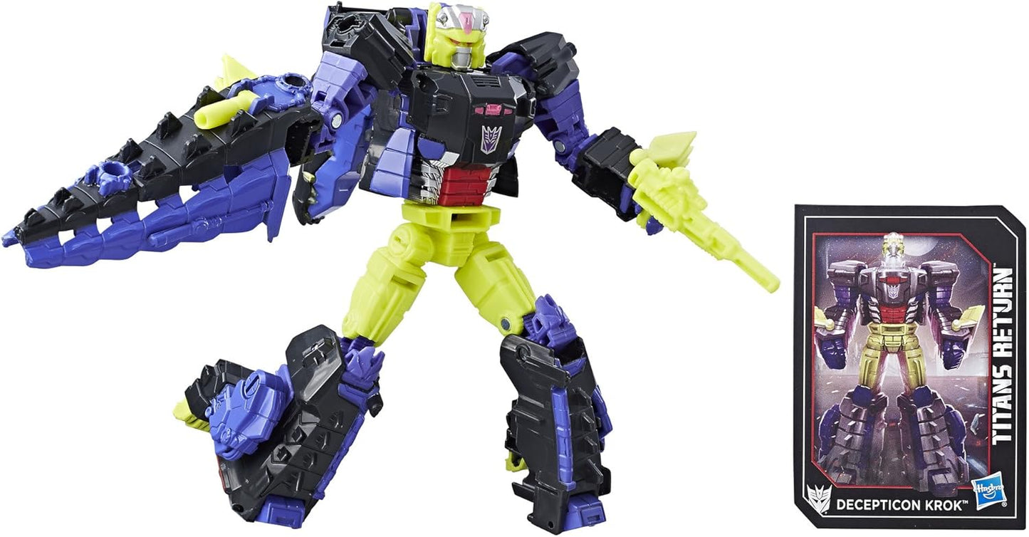 Transformers Generations Titans Decepticon Krok e Gatorface
