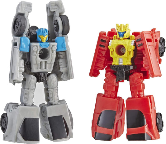 Transformers Generations War for Cybertron: Siege Micromaster WFC-S4 Autobot Race Car Patrol - Pack de 2 Figuras de Acção