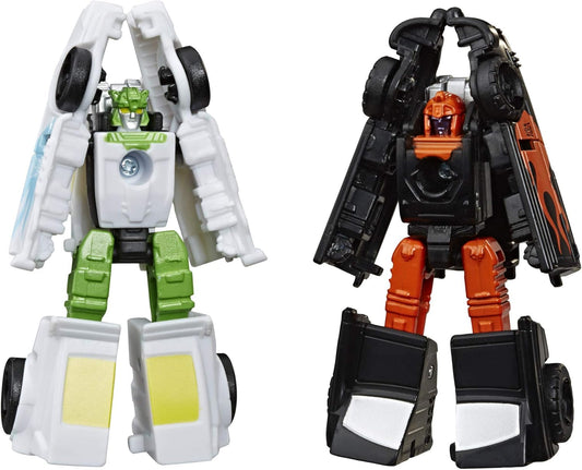 Transformers Generations War for Cybertron: Earthrise Micromaster WFC-E3 Hot Rod Patrol - Pack de 2 - Para crianças a partir dos 8 anos, 3,8 cm (1,5 polegadas)