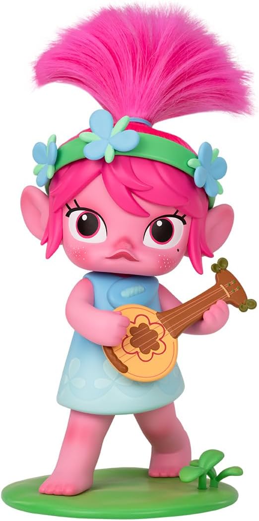 POP MART Molly Trolls Poppy Estatueta Série Pingente Articulado Personagem Design Premium Presentes para Mulheres Brinquedo Colecionável Favorito dos Fãs Figura de Ação de Brinquedo