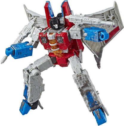 Transformers Generations War for Cybertron Voyager WFC-S24 Starscream - Figura de Acção - Capítulo Siege - Adultos e Crianças a partir dos 8 anos, 18 cm