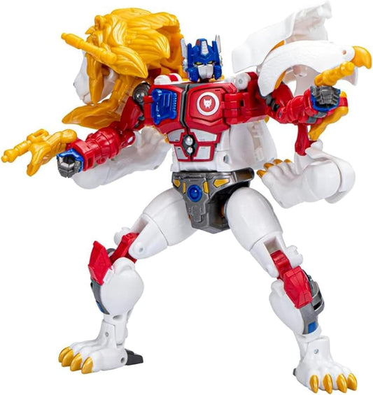 Figura de ação Transformers Legacy Evolution Voyager Maximal Leo Prime de 18 cm