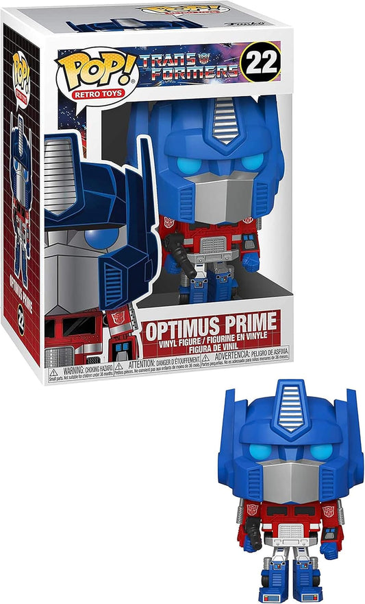 Funko POP! Vinil: Transformers-Optimus Prime Retro - Figura de vinil colecionável - Ideia para presente - Produtos oficiais - Brinquedos para crianças e adultos - Fãs de TV - Figura modelo para colecionadores e exposição