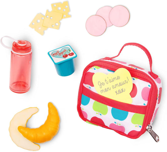 A Nossa Geração – Saco de Almoço Escolar – Conjunto de Comida de Brinquedo – Acessórios para Bonecas de 18 Polegadas – Brincadeira de Faz de Conta 3+ Anos – Vamos Almoçar