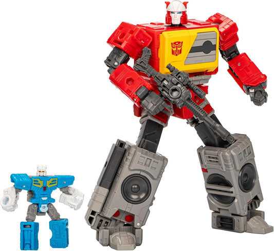 Transformers Studio Series Voyager O Filme 86-25 Autobot Blaster e Eject Figuras de Acção
