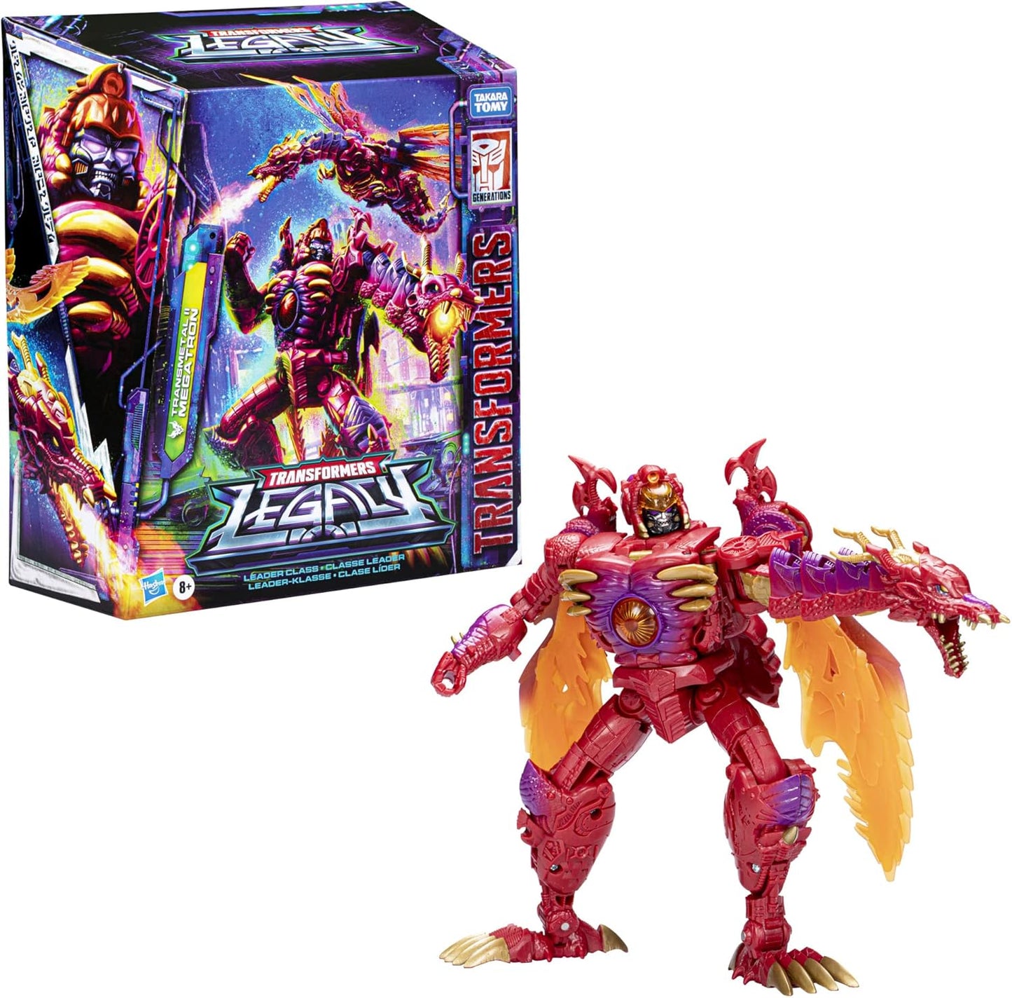 Transformers Generations Legacy Series Leader Transmetal II Megatron - Figura de Acção - 8 anos ou mais, 22 cm
