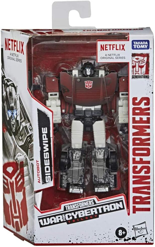 Sideswipe inspirado na série Transformers Generations War for Cybertron