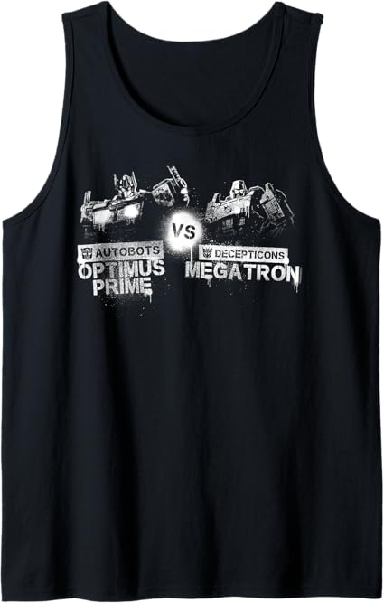 T-shirt de alças Transformers: War For Cybertron Optimus Prime Vs. Megatron