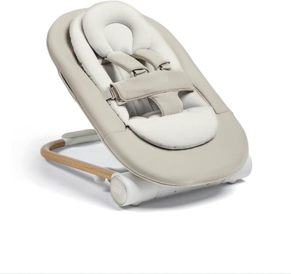 Cadeira de bebé Mamas & Papas Eno, dobrável com uma mão, 2 posições de reclinação, caxemira - 0-6 meses