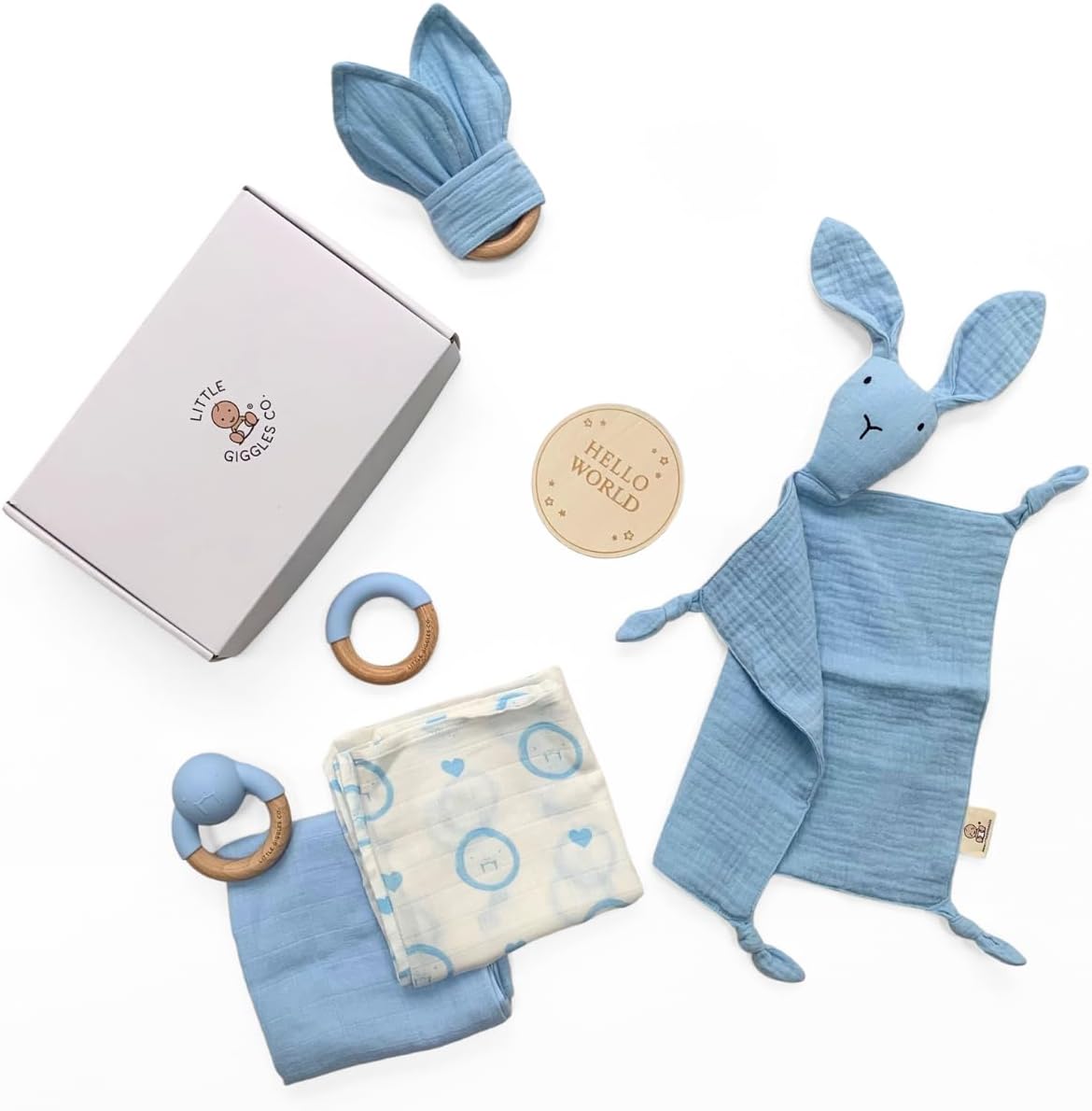 Conjunto de oferta para bebé Little Giggles Co.® (azul)