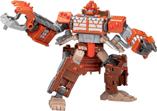 Transformers Legacy Evolution Voyager Class Trashmaster Figura de Acção de 18 cm para Meninos e Meninas a partir dos 8 Anos