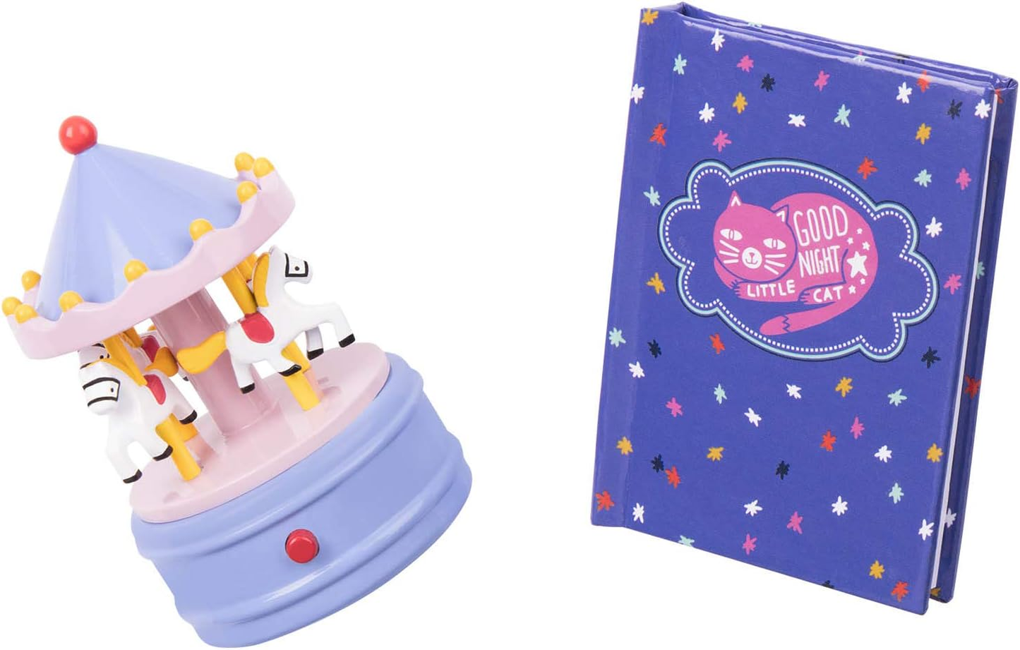 Our Generation Nightie Night Carousel – Carrossel musical e livro de histórias para bonecas de 45 cm – Conjunto de acessórios para caixa de música