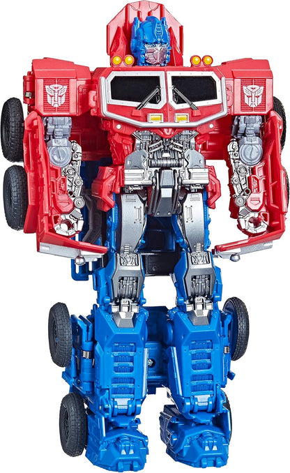 Transformers Toys Rise of the Beasts Filme, Smash Changer Optimus Prime Action Figure – Idades 6 e acima, 22,5 cm