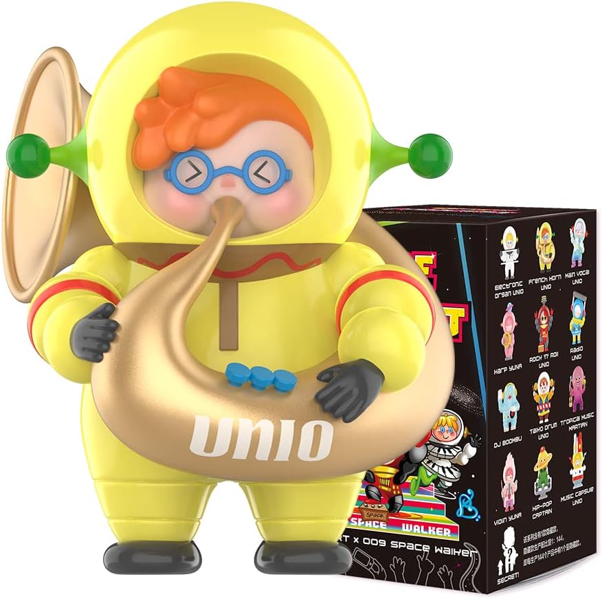 POP MART Space Walker Space Concert Series 3Boxes Caixa de bonecos de ação exclusivos Brinquedo de arte colecionável popular Figura fofa Presente criativo para festa de aniversário de Natal Feriado