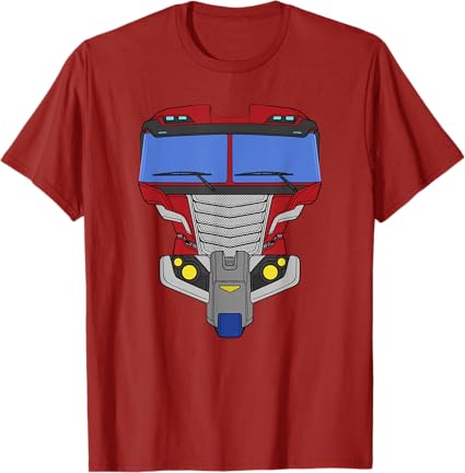 T-shirt de Halloween do Optimus Prime dos Transformers