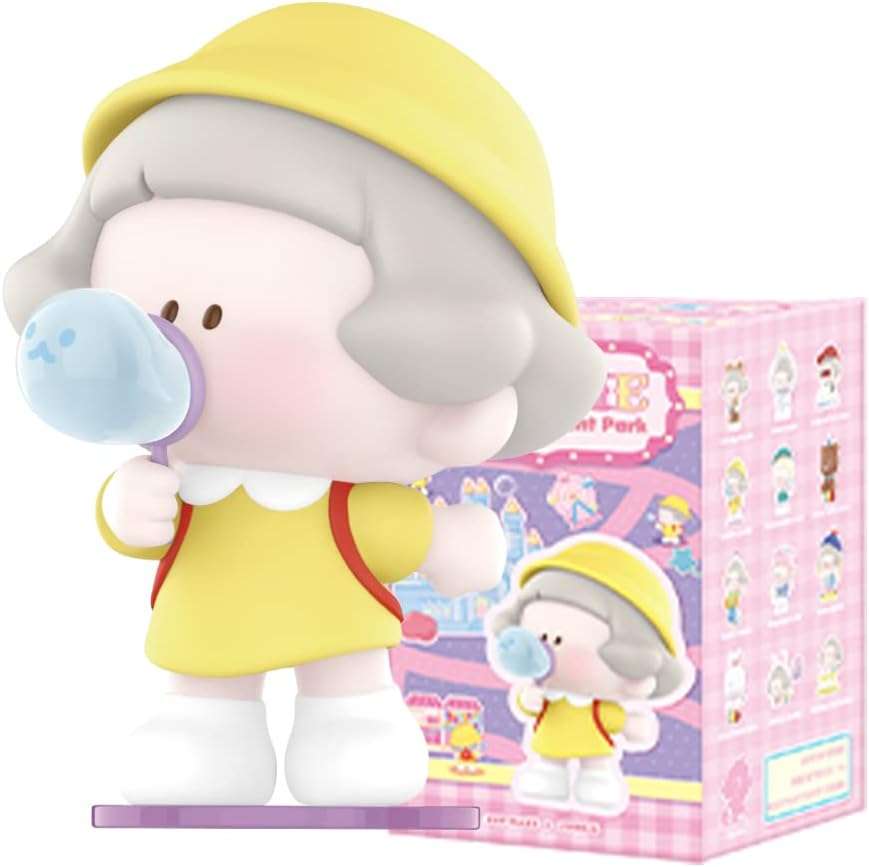 POP MART Cookie The Amusement Park Series SET (12 caixas) Caixa de bonecos de ação exclusiva Caixa de brinquedos a granel Brinquedo de arte colecionável popular Figura fofa Presente criativo, para festa de aniversário de Natal Feriado