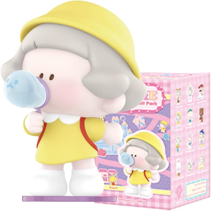 POP MART Cookie The Amusement Park Series SET (12 caixas) Caixa de bonecos de ação exclusiva Caixa de brinquedos a granel Brinquedo de arte colecionável popular Figura fofa Presente criativo, para festa de aniversário de Natal Feriado