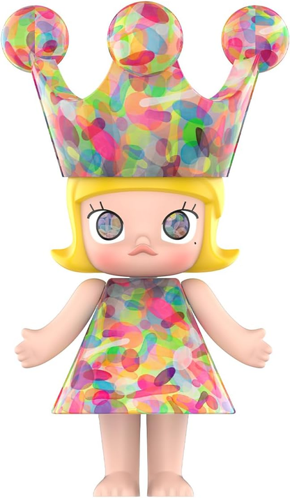 POP MART MEGA SPACE MOLLY 400% Figuras 1 Caixa Design Premium Presentes para Mulheres Fã-Favorito Colecionável Chic Art Toy Figura de Ação