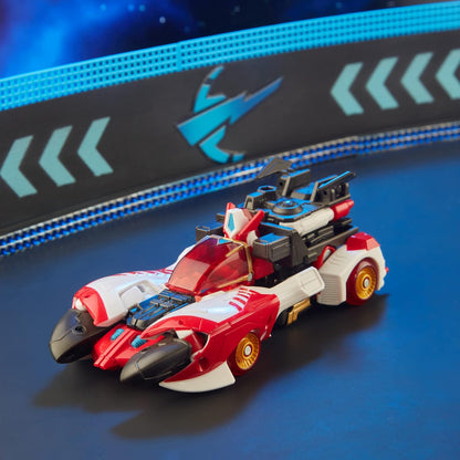 Transformers Generations Legacy Voyager Class Velocitron Speedia 500 Figura Colecção: Cybertron Universe Override 18