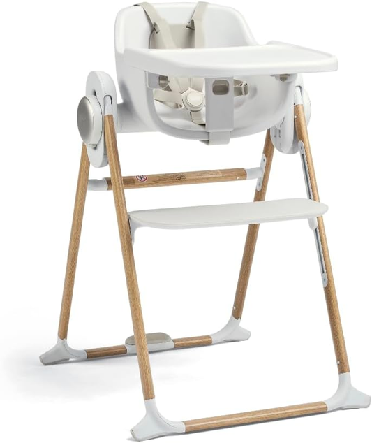 Cadeira de refeição Mamas & Papas Eno, dobrável com uma só mão, adaptável, fácil de limpar, antiderrapante, caxemira - até 3 anos