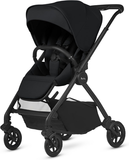 Silver Cross - Dune 2 Carrinho de bebé e alcofa First Bed - Carrinho de bebé compacto e sistema de viagem para estilos de vida urbanos - Recém-nascido a 4 anos (22 kg) - Espaço