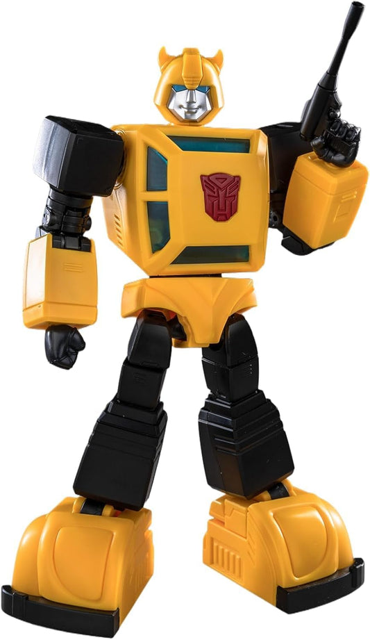 Brinquedo Transformers Bumblebee da YOLOPARK, Série AMK, Figura de Ação Transformers G1 de 16 cm Altamente Articulada com Armas para Adultos, Meninos e Meninas (Bumblebee G1)