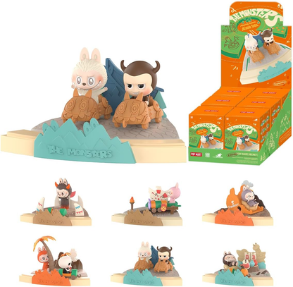 POP MART THE MONSTERS Conjunto quase oculto completo 1 peça 2,5 polegadas Personagem articulada Design premium Presentes para mulheres Figura de ação de brinquedo de arte chique favorita dos fãs