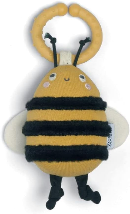 Brinquedo de dentição Linkie da Mamas & Papas, Grateful Garden, Bee