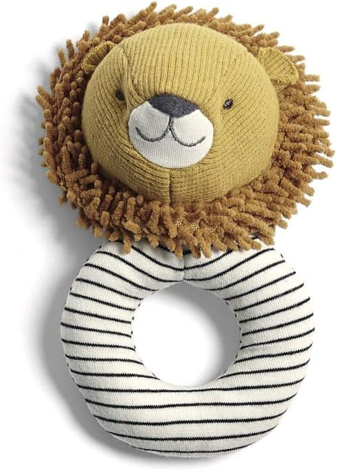 Chocalho macio Mamas & Papas Baby/Toddle, em formato de anel, Grateful Garden