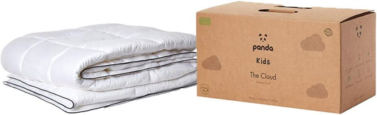 Edredão de bambu respirável Panda para crianças - Hipoalergénico, regulador de temperatura, ecológico, 4,5 tog
