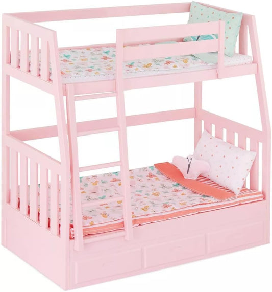 Beliches Our Generation para 18 bonecas Pink Dream Bunks