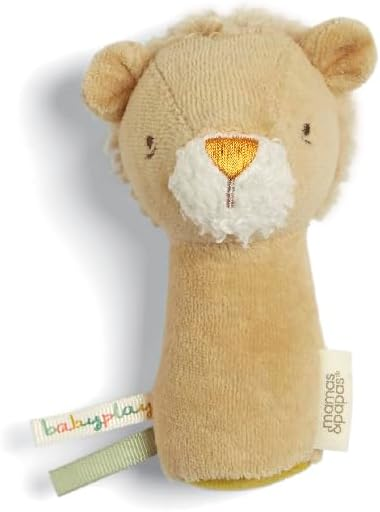 Mini chocalho de atividades para bebés e crianças pequenas Mamas & Papas - Babyplay Lion