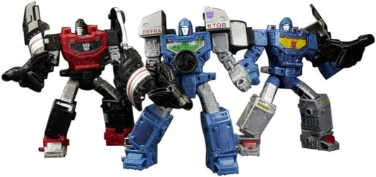 Transformers Generations War for Cybertron: Siege Deluxe Refraktor 3-Pack (Cores do Brinquedo G1)